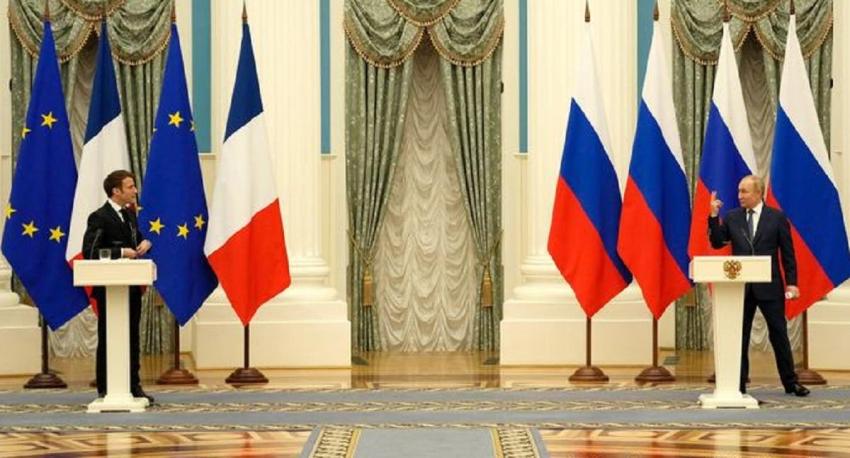 Putin y Macron confían en acuerdo para evitar crisis sobre Ucrania