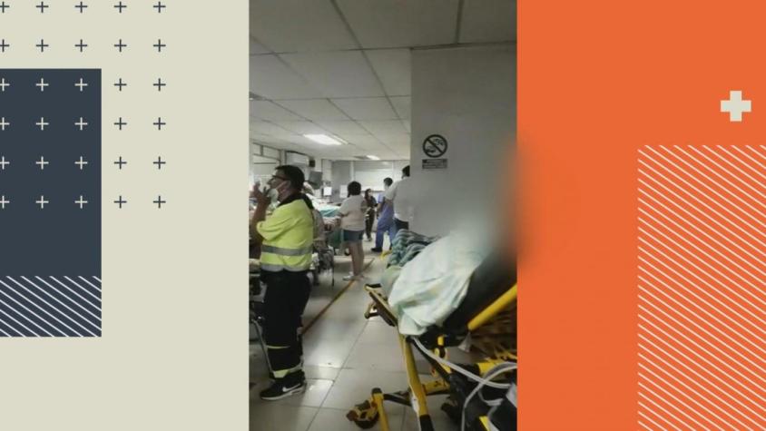 [VIDEO] "Hospitalización transitoria": Crisis en urgencias provoca congestión de ambulancias