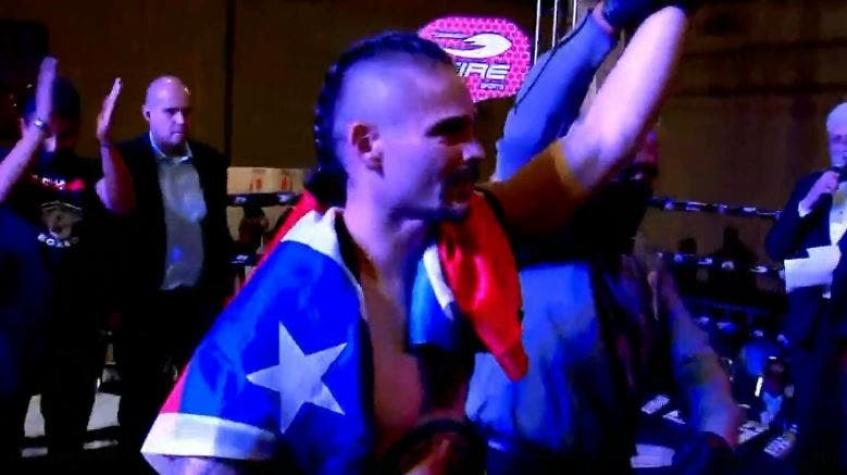 Miguel Ángel "Masacre" Araneda se proclamó Campeón Mundial de Kickboxing