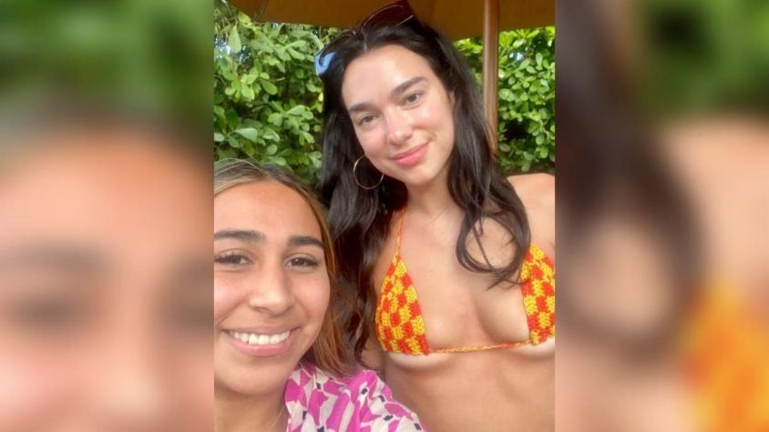 [FOTOS] Joven chilena se encuentra con Dua Lipa mientras vacacionaba en Miami