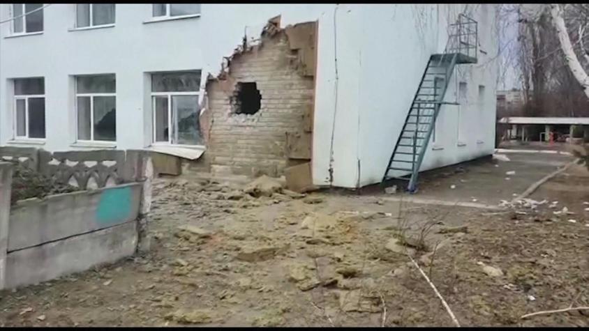 [VIDEO] T13 en Ucrania: Fuertes bombarderos en el este de la provincia de Donbás