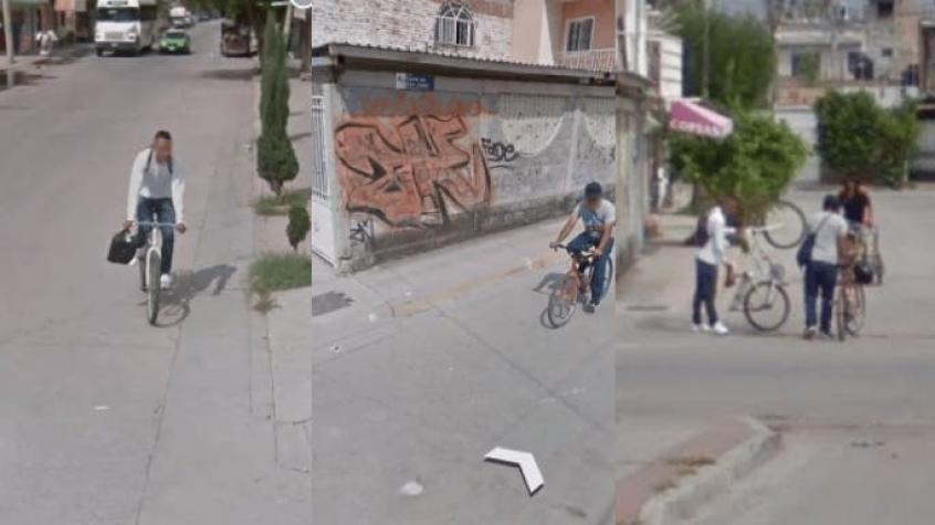 [FOTOS] Google Maps registra tremendo choque de dos ciclistas: Se desconcentraron por las cámaras