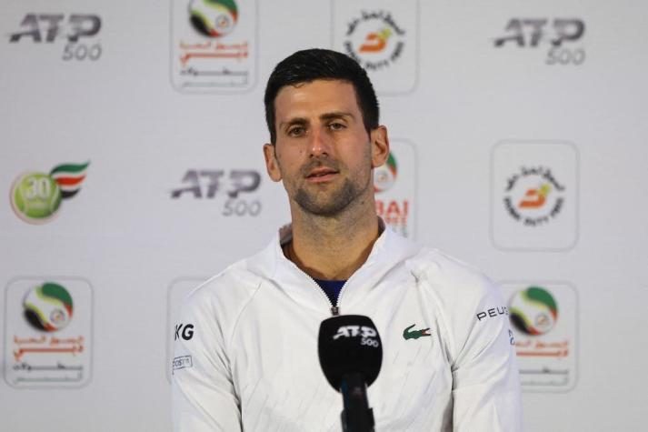 Novak Djokovic debutará en 2022 este lunes y confiesa que solo jugará "donde me dejen ir"