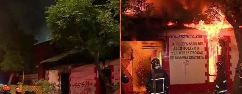 Incendio destruyó tres inmuebles en Barrio Yungay: emergencia ya fue controlada