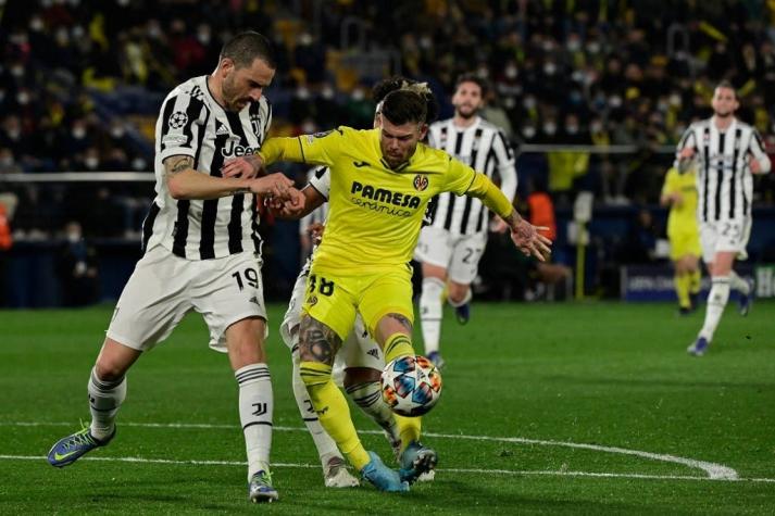 Villarreal empata ante la Juventus en casa y deja abierta la llave por los octavos de la Champions