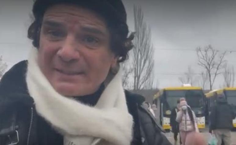 [VIDEO] T13 en Ucrania: Jorge Said no pudo salir de Mariúpol tras bombardeo en vías del tren