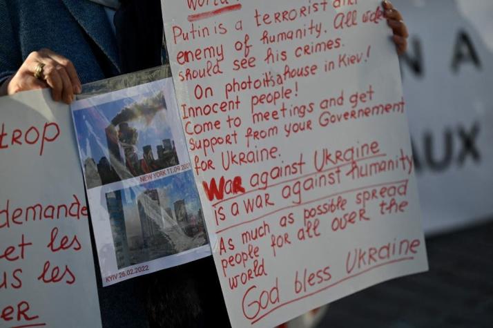 Nueva York, Paris y Berlín: Capitales del mundo protestan en contra de la guerra en Ucrania
