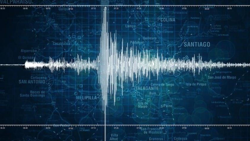 Se registra temblor en la zona central del país