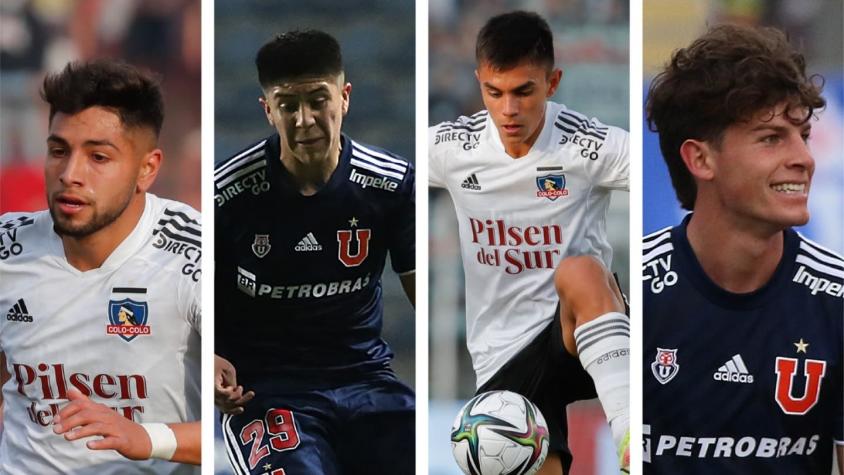 Los jugadores de Colo Colo y la U que aún no nacían para el último triunfo azul en el Monumental