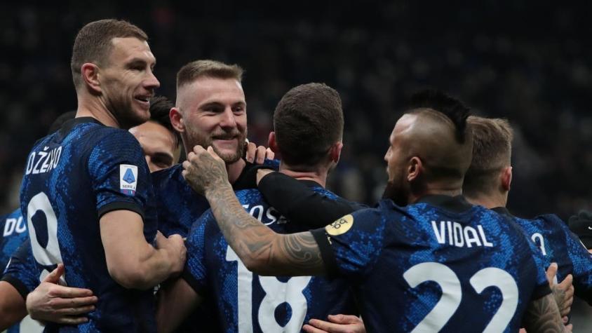 Inter vuelve al triunfo con goleada sobre Salernitana: Vidal sumó minutos y Alexis no entró
