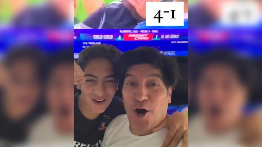 "Campeón hay uno solo": El eufórico festejo de Zamorano tras goleada de Colo Colo en el Superclásico