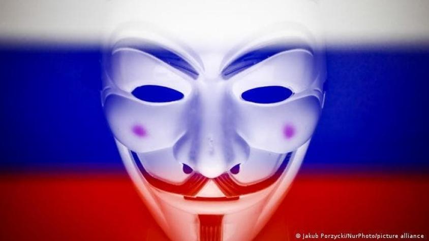 Anonymous afirma haber hackeado canales de televisión rusos para mostrar imágenes de Ucrania