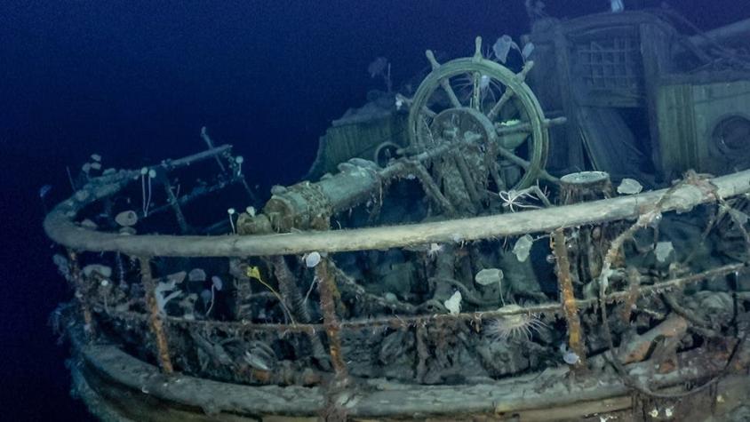 Encuentran barco hundido hace más de 100 años en la Antártica: Estaba a 3 mil metros de profundidad