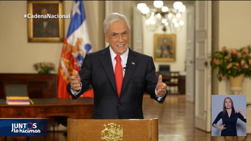 [VIDEO] Piñera hace un balance de su gobierno en una última cadena nacional