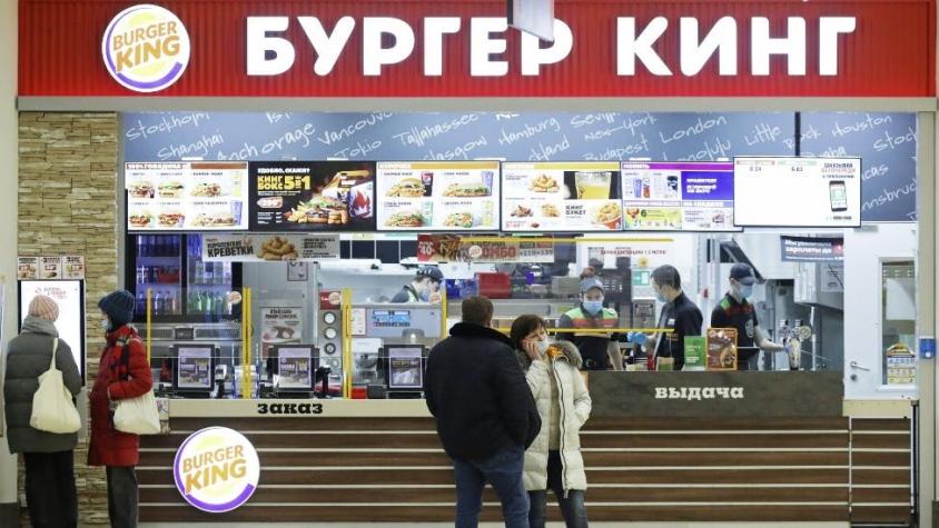 Rusia y Ucrania: Burger King, KFC y otras multinacionales que siguen operando en Rusia