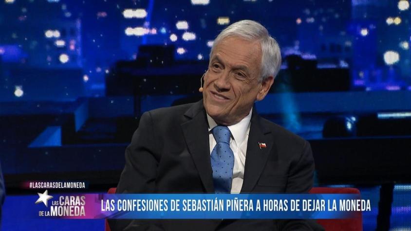 Piñera asegura que nunca pensó en renunciar durante el estallido social