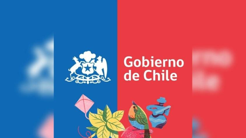 El nuevo logo en la cuenta oficial del Gobierno de Chile tras el cambio de mando presidencial