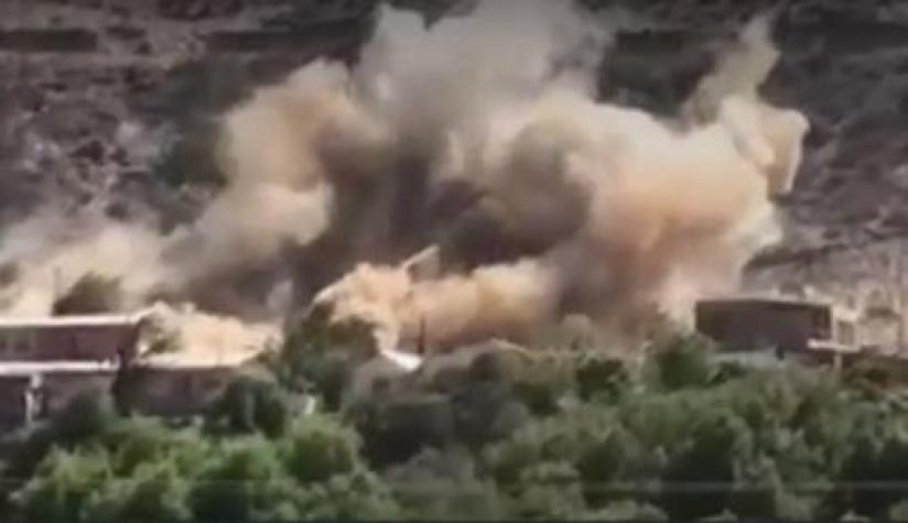 [VIDEO] Tronaduras destruyen casa en Región de Coquimbo
