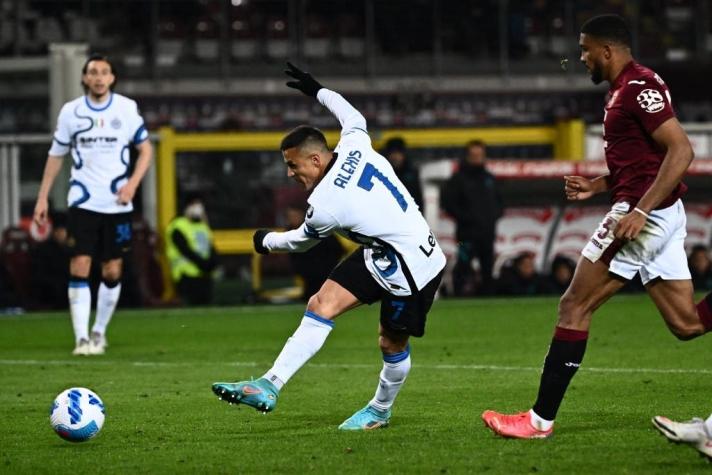 Alexis Sánchez fue el salvador del Inter en sufrido empate ante el Torino