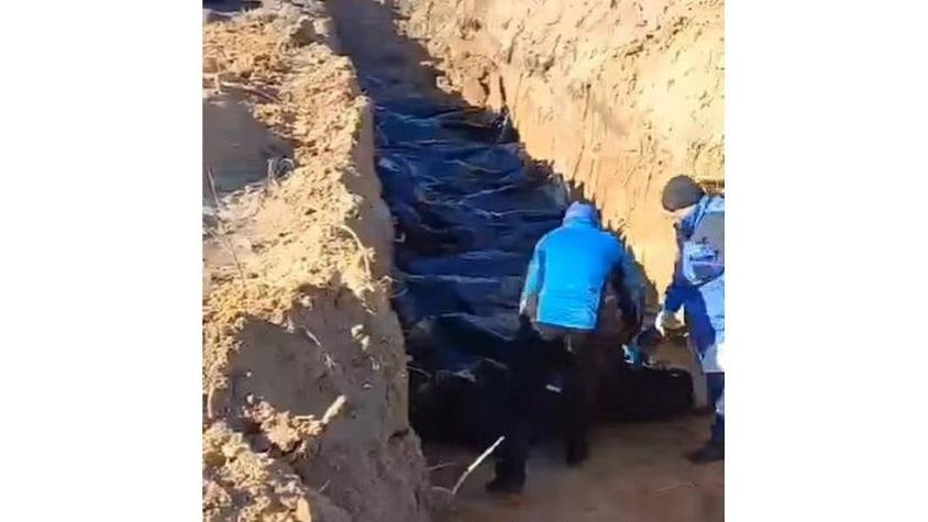 Rusia y Ucrania: las fosas comunes improvisadas en las ciudades atacadas por las fuerzas rusas Rusia y Ucrania: las fosas comunes improvisadas en las ciudades atacadas por las fuerzas rusas