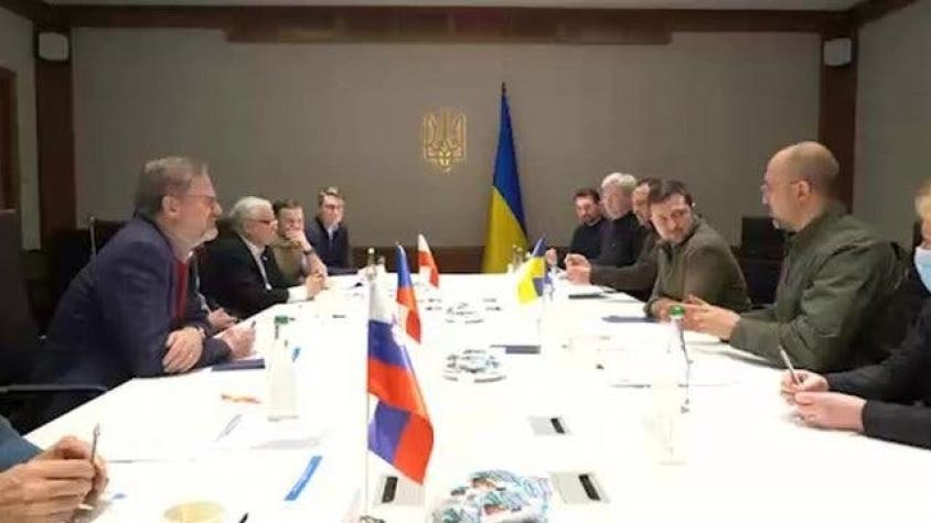 Rusia y Ucrania: la arriesgada visita de tres primeros ministros europeos a Kiev