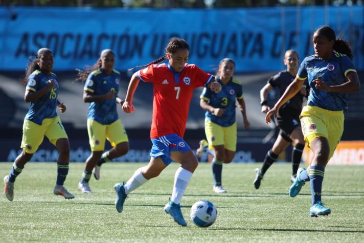 La Roja pierde ante Colombia en el Sudamericano Femenino Sub 17 y jugará una "final" ante Paraguay
