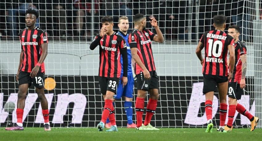 Leverkusen de Aránguiz se despide de la Europa League: Pulgar y Maripán también quedaron eliminados