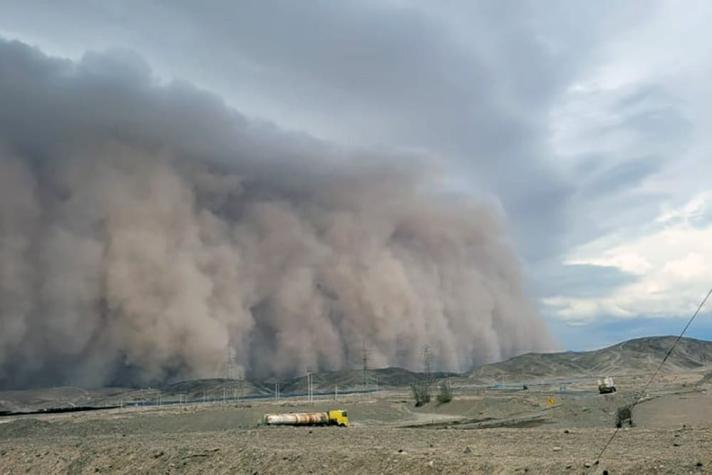 Tormenta de arena en el norte: por qué se produce el fenómeno y cuál es su mayor riesgo