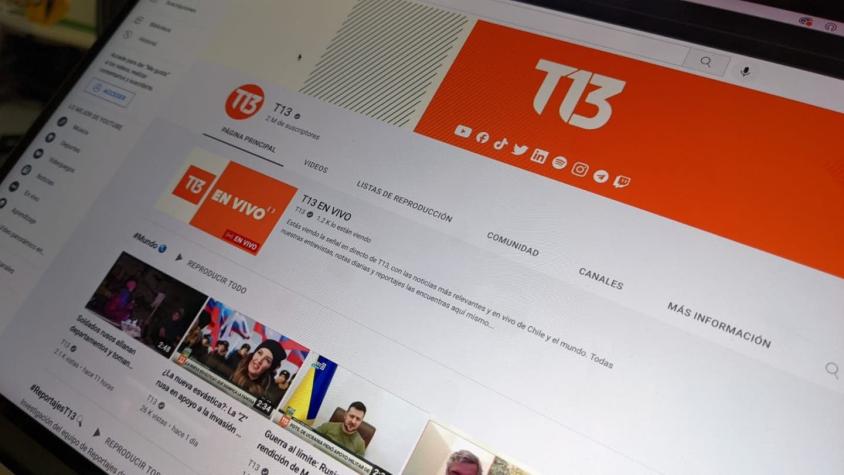 T13 supera los 2 millones de suscriptores en YouTube