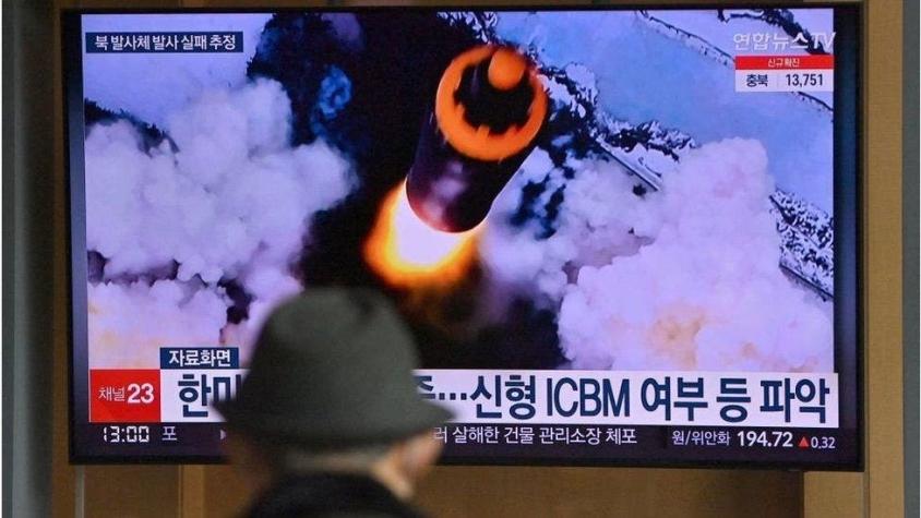Corea del Norte: por primera vez en 5 años, Pyonyang prueba un misil intercontinental prohibido