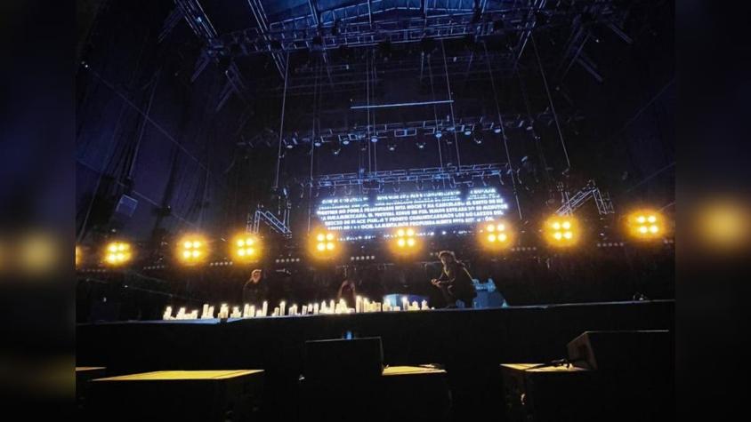 Muerte de Taylor Hawkins: encienden velas en escenario donde debía tocar Foo Fighters en Bogotá