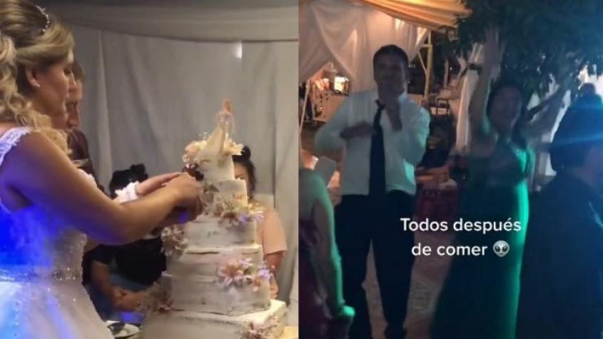 Tiktoker se hace viral tras preparar un pastel de bodas con marihuana para su hermana
