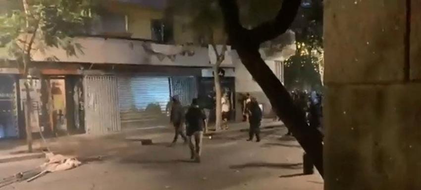 [VIDEO] Barrio Lastarria sufre el viernes más violento en meses