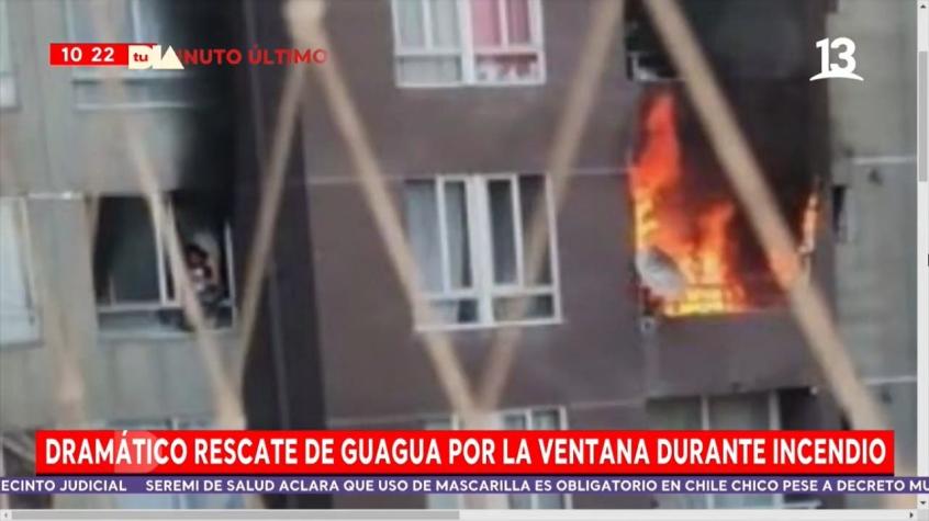 Heroico rescate de bebé durante incendio en San Miguel: Vecino ayudó a sacarla por la ventana