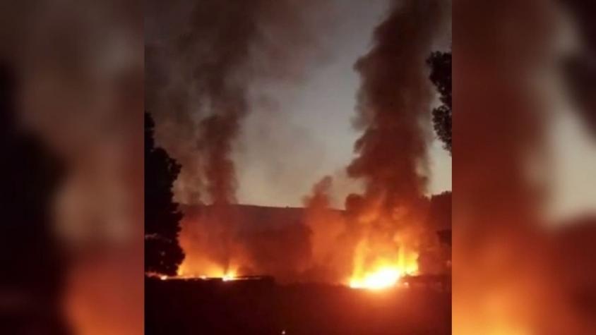 Ataque incendiario deja al menos 11 inmuebles quemados en Contulmo