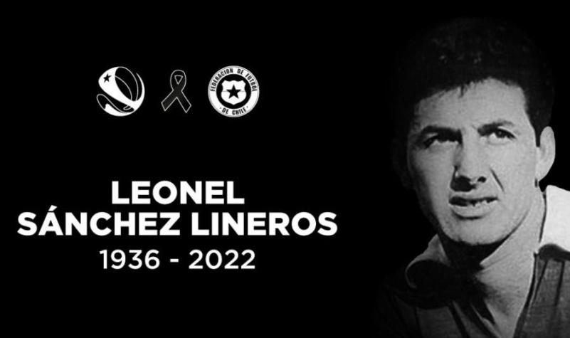 ANFP decreta duelo institucional por muerte de Leonel Sánchez