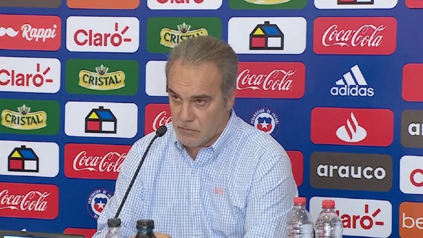 Lasarte apunta a "la realidad" en su adiós a La Roja: "Chile fue a 9 Mundiales, a menos de la mitad"