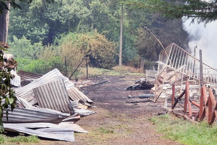 Gobierno se querellará por delitos comunes tras ataque incendiario en Contulmo