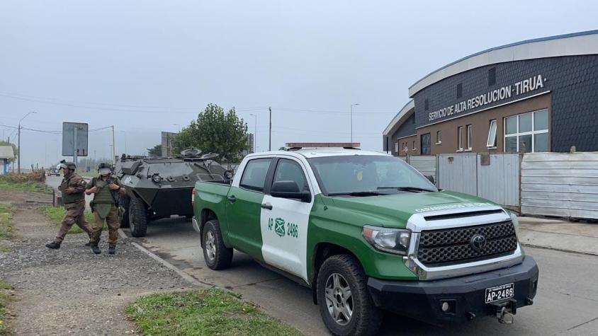 Dos carabineros resultan lesionados tras emboscada con armas de fuego en Tirúa