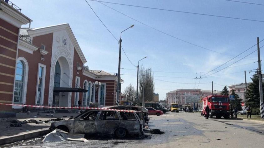 [VIDEO] Guerra en Ucrania: Al menos 50 muertos tras ataque a estación de trenes