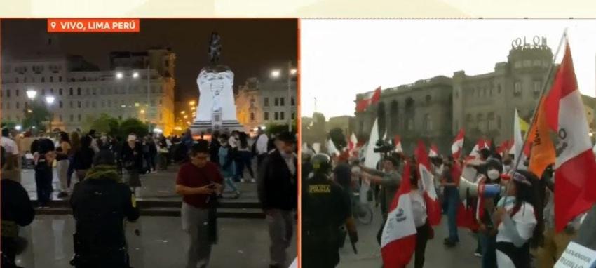 [VIDEO] Multitudinarias protestas contra Castillo en Perú