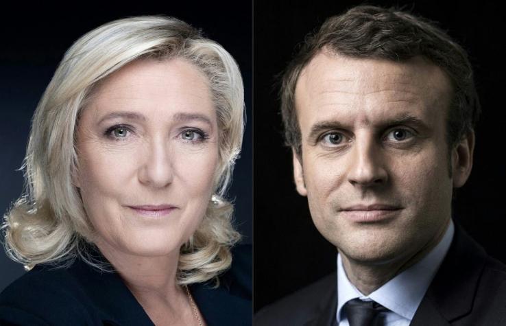 Macron encabeza primera vuelta de presidencial en Francia, seguido de la ultraderechista Le Pen