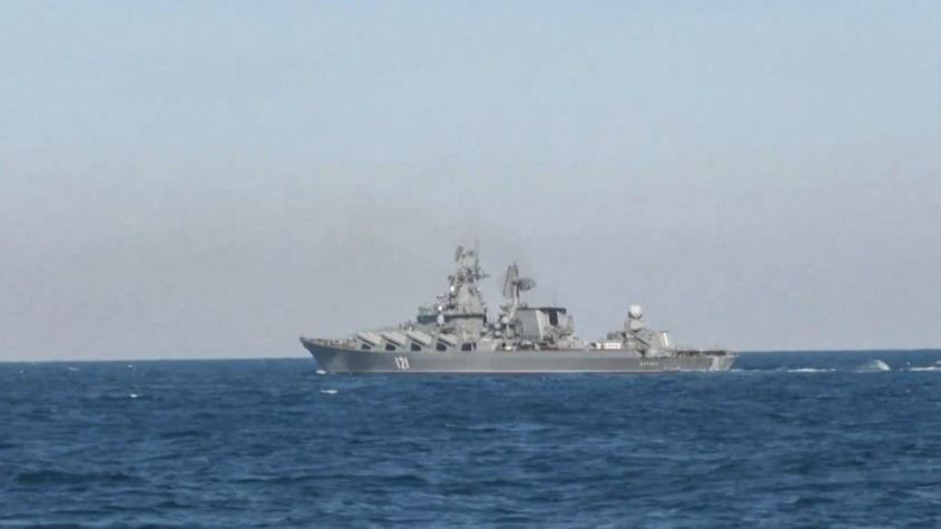 Rusia confirma hundimiento de Moskva, el buque insigne de su flota en el Mar Negro