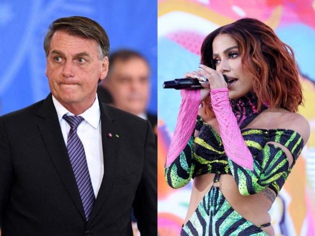 La cantante Anitta bloquea a Bolsonaro en Twitter: "Búscate algo para hacer"