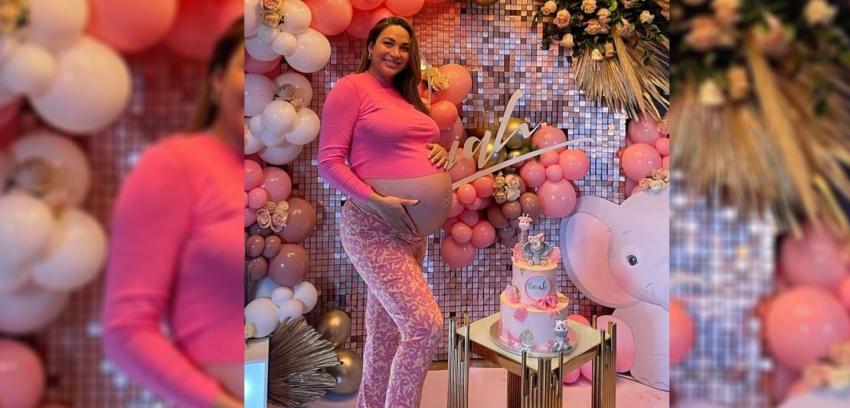 Lisandra Silva y Raúl Peralta celebraron el baby shower de su hija Leiah