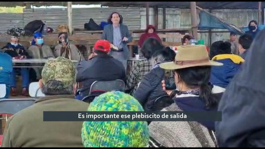[VIDEO] Plebiscito de salida: Acusan a delegado presidencial de La Araucanía de intervencionismo