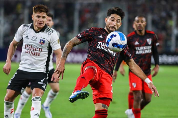 Colo-Colo cae ante River Plate en un partido a la altura de la Copa Libertadores