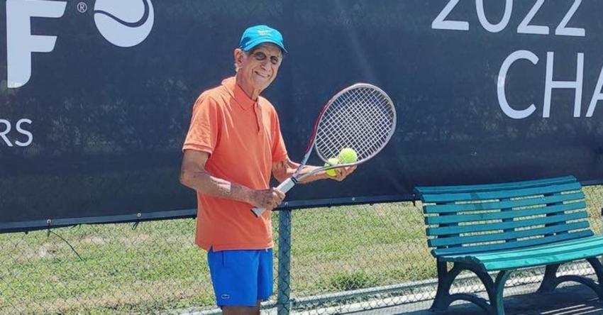 Chileno de 97 años jugará las semifinales del Mundial Senior de Tenis