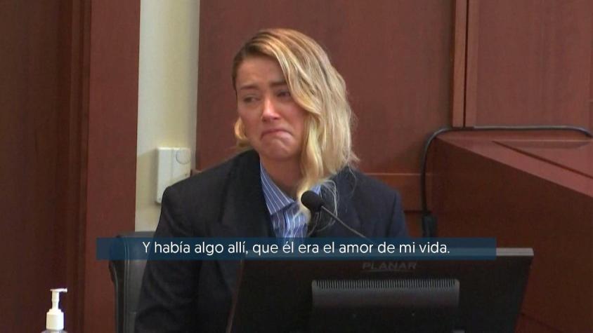 [VIDEO] Juicio por difamación: Amber Heard testifica entre lágrimas contra Johnny Depp