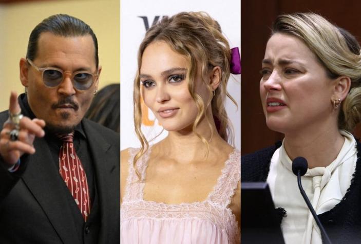 Amber Heard afirmó que Johnny Depp ofreció marihuana a su hija Lily-Rose cuando ella tenía 14 años